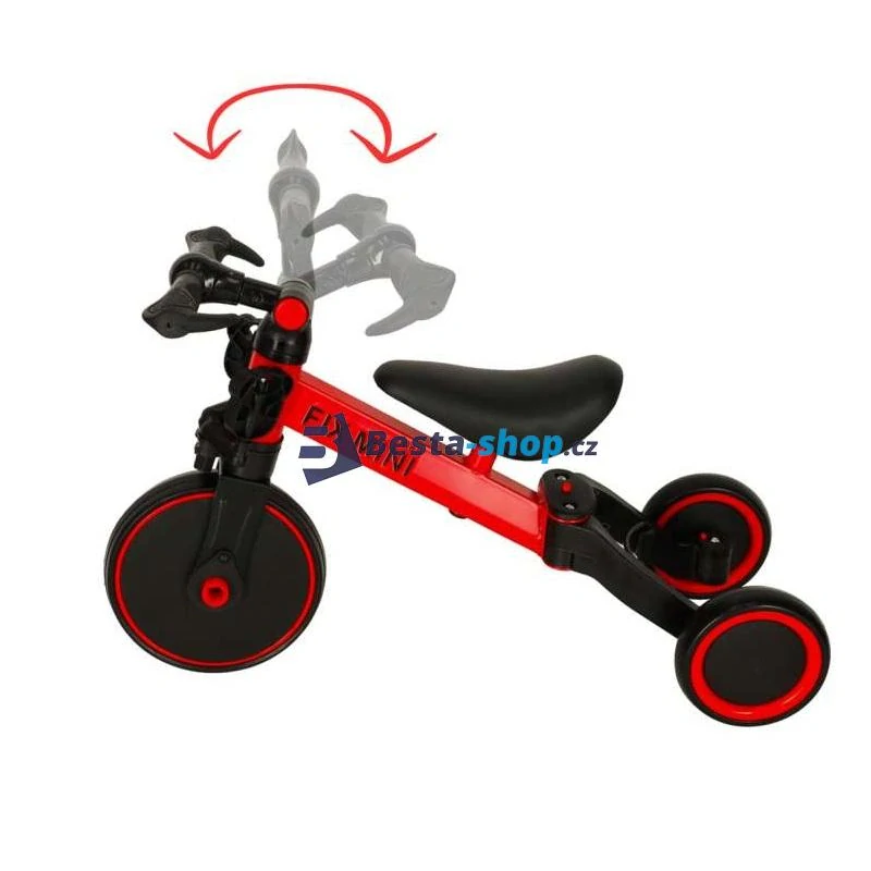 Dětská tříkolka 3v1 Trike Fix Mini červená
