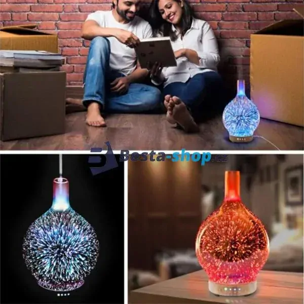 3D Aroma difuzér 7 LED Ruhhy 26682