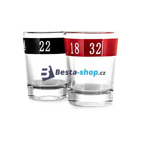 Alkoholická párty ruleta + skleničky 16 ks