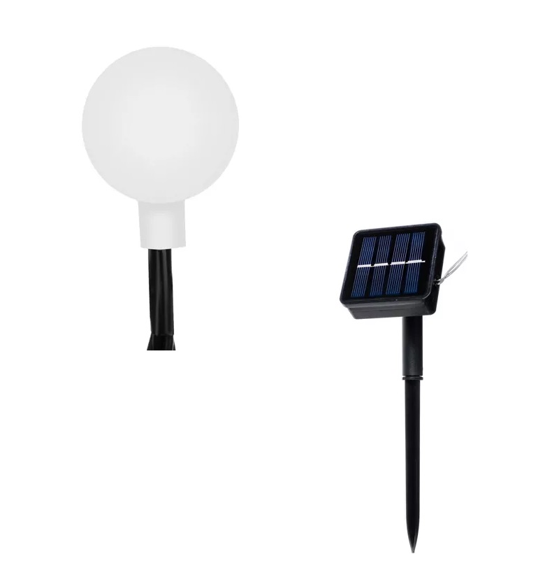 Solární dekorační řetěz girlanda 7 m 2V IP44