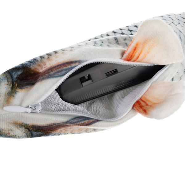 Hračka pro kočku - ryba skákající na USB