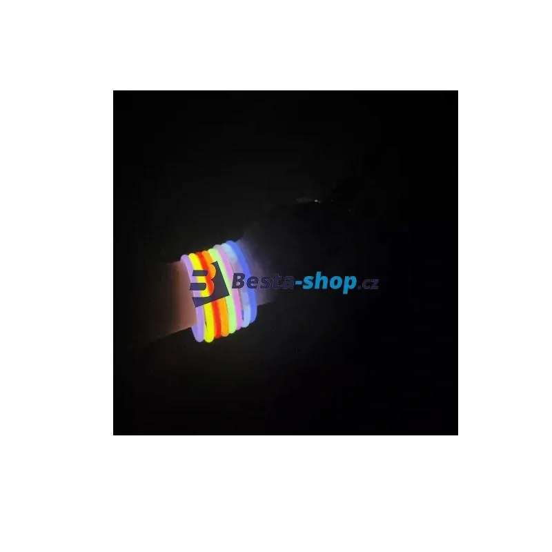 Svitící tyčinky, náramky 100 ks.