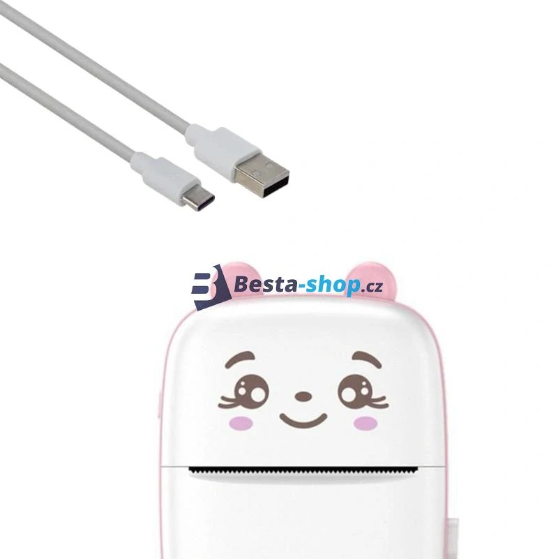 Přenosná mini fototiskárna pro děti i dospělé