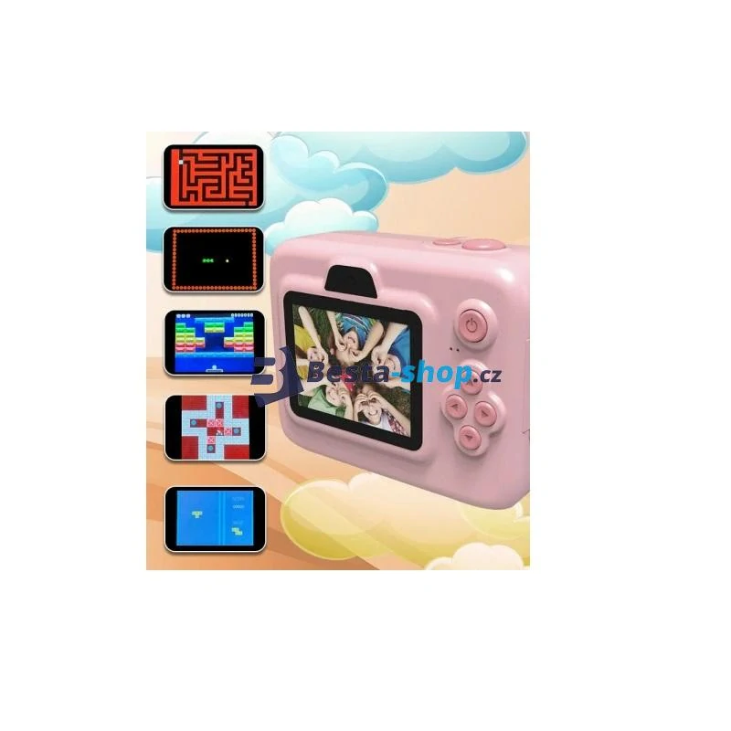 Dětský instantní fotoaparát s termotiskárnou 32 GB