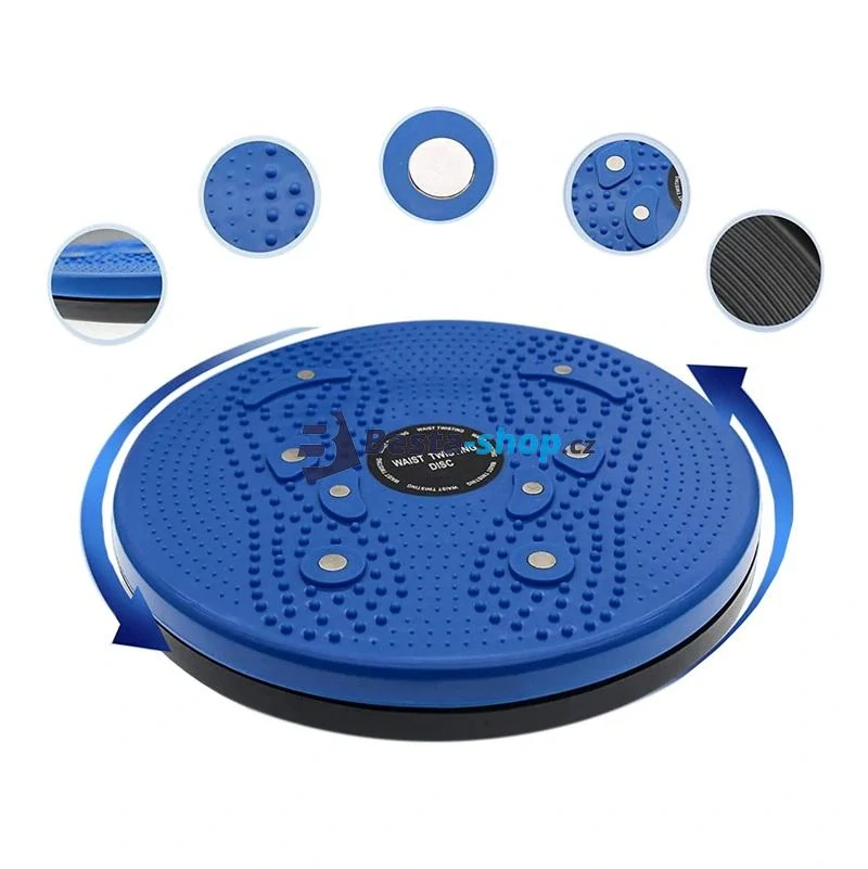 Otočný twister pro cvičení a masáž chodidel, 360 magnetů