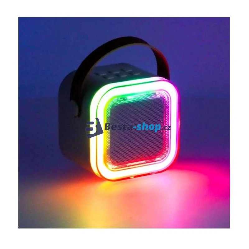 Bezdrátový přenosný mini karaoke set 2x mikrofon K12 růžový