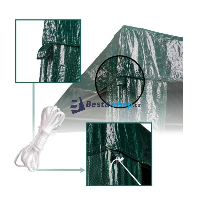 Zahradní altán / párty stan zelený 2x2 m