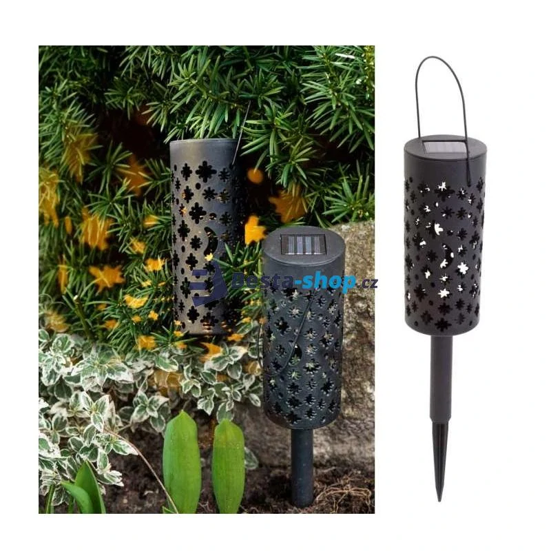 Solární zahradní lampa / lucerna 4ks 40 cm
