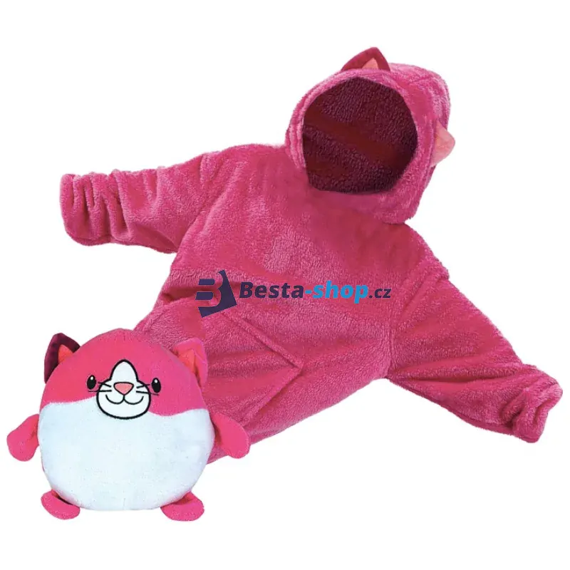 Domácí mazlíček, polštář a mikina s kapucí 3v1