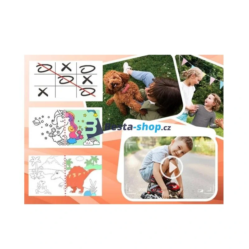 Dětský instantní fotoaparát s termotiskárnou 32 GB