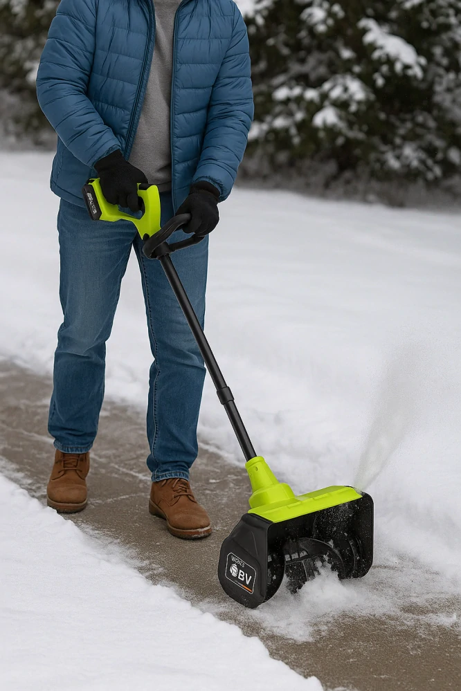 Akumulátorová sněhová fréza 600W