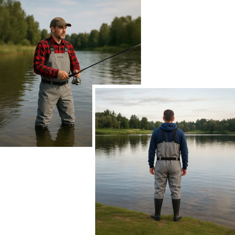 Rybářské kalhoty - broďáky vel. 43 waders