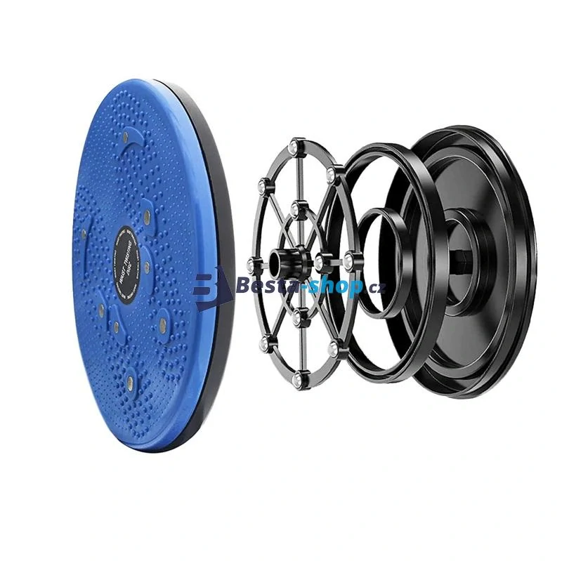 Otočný twister pro cvičení a masáž chodidel, 360 magnetů