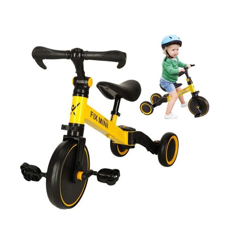 Dětská tříkolka 3v1 Trike Fix Mini žlutá