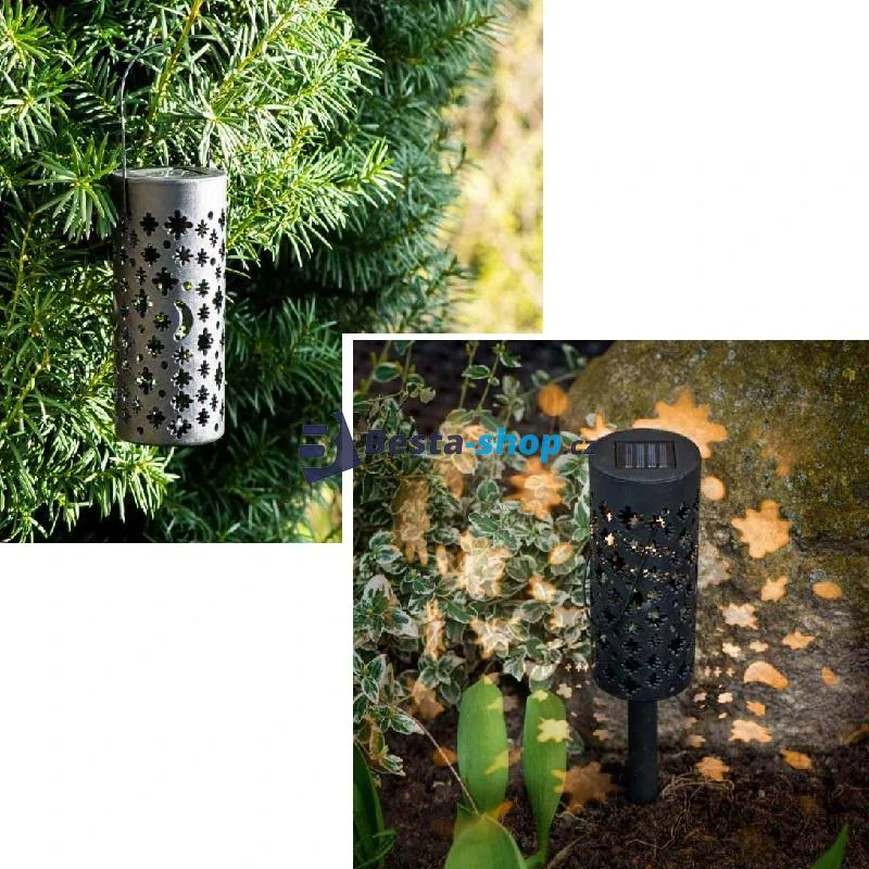 Solární zahradní lampa / lucerna 4ks 40 cm