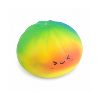 Antistresový mačkací knedlíček duhový - Squishy Rainbow Dumpling