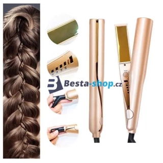 Kulma a žehlička na vlasy TWISTLINE