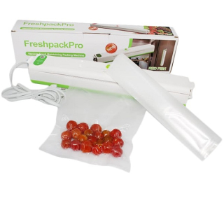 Elektrická vakuová balička potravin FreshpackPro – 295 mm lišta, 10 sáčků, 100 W