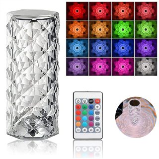 RGB Noční krystalická lampa
