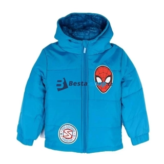 Zimní bunda pro kluky – Spider-Man, světle modrá