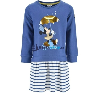 Dívčí mikinové šaty Minnie Mouse - modré