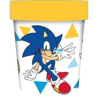 Plastový kelímek Premium - Sonic 250ml žlutý