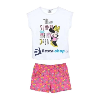 Dívčí letní komplet Minnie Mouse bílé