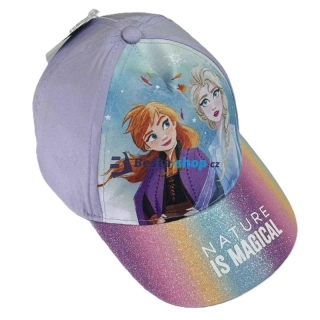 Dívčí kšiltovka Ledové království - fialová