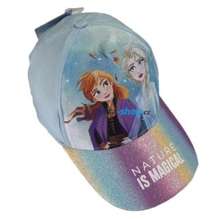 Dívčí kšiltovka Ledové království - modrá