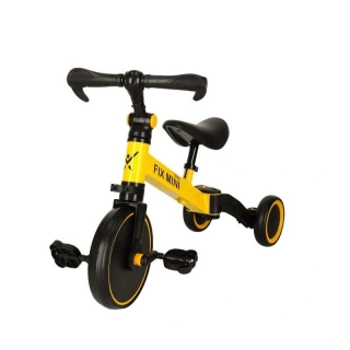 Dětská tříkolka 3v1 Trike Fix Mini žlutá