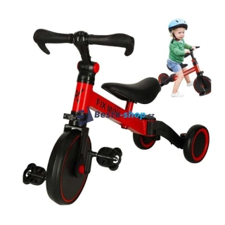 Dětská tříkolka 3v1 Trike Fix Mini červená