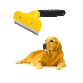 Trimmer Kartáčovací hřeben 10 cm žlutý