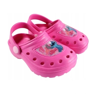 Dívčí nazouváky Stitch růžové