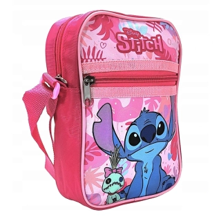 Dětská taška přes rameno Stitch – růžová 820,5 × 15 × 6 cm