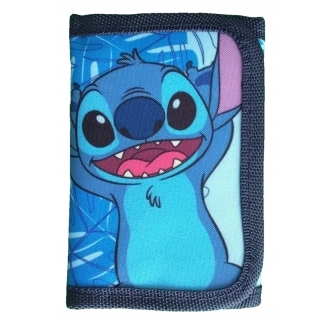 Dětská peněženka Stitch – modrá 13,5 x 9 cm